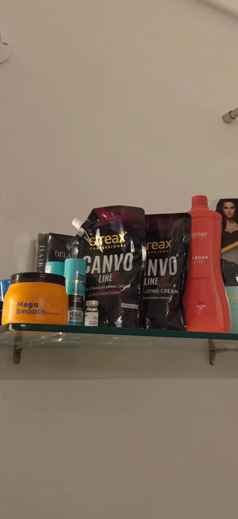 Hair colour and styling products